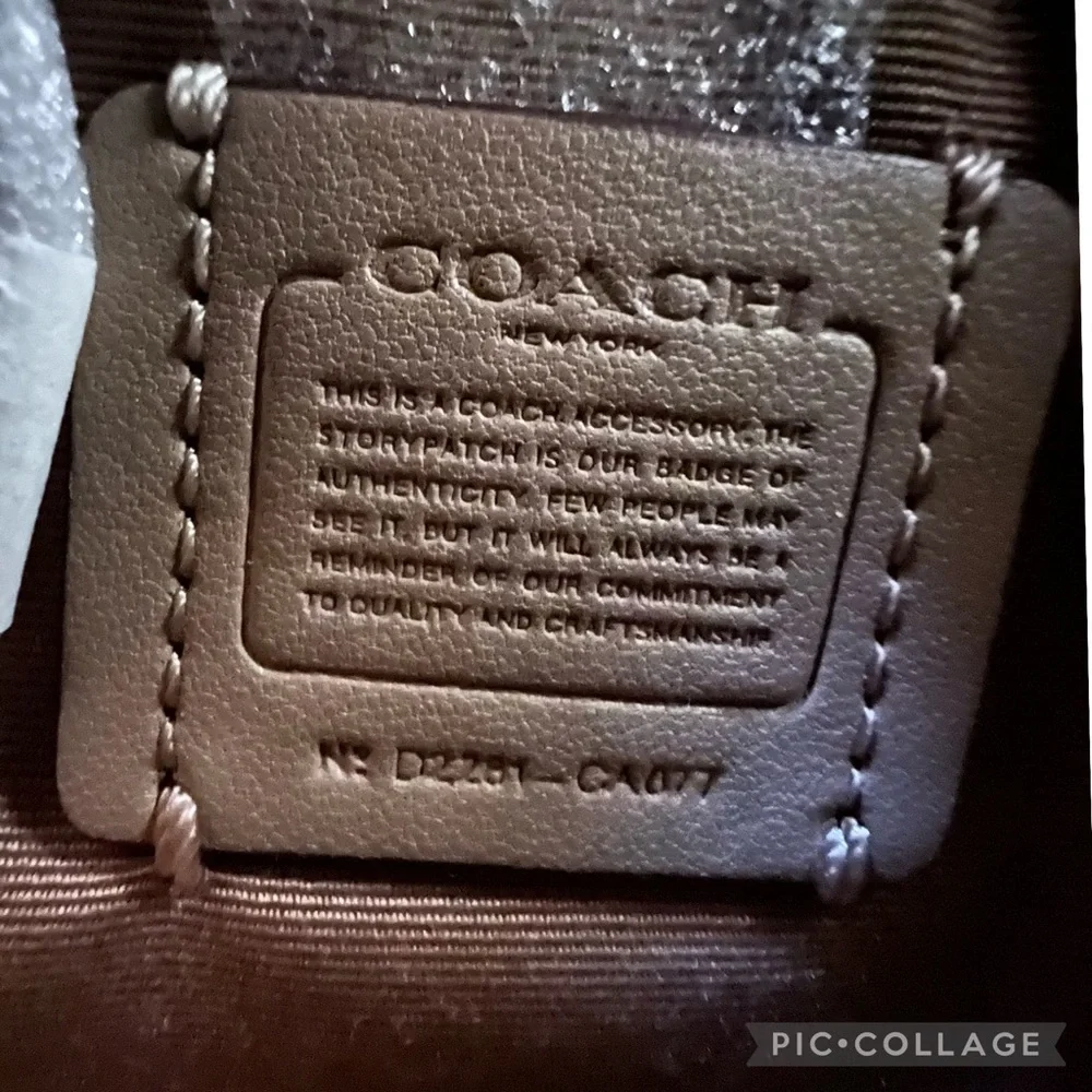 SALE🔥COACH MINI LANE TOP HANDLE WITH‎ WHIPSTITCH GOLD/PINK LEATHER SHOULDER BAG
